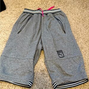 Pumas men’s sweat shorts.